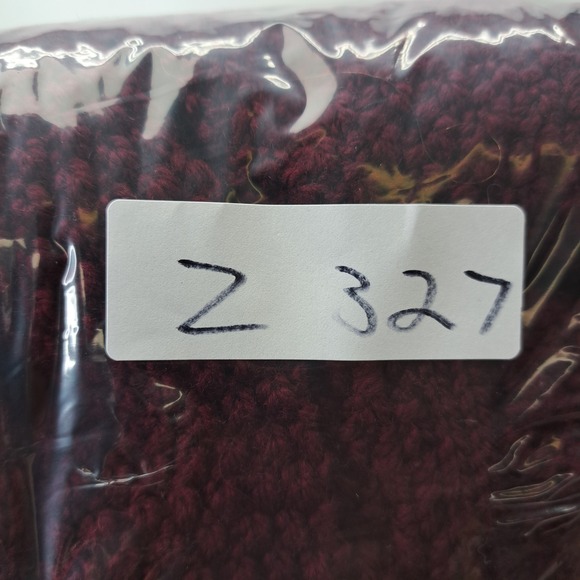 Inis Crafts Womens Sz M Merino Wool Cardigan Sweater RedCable Knit Shawl Collar - Picture 8 of 8